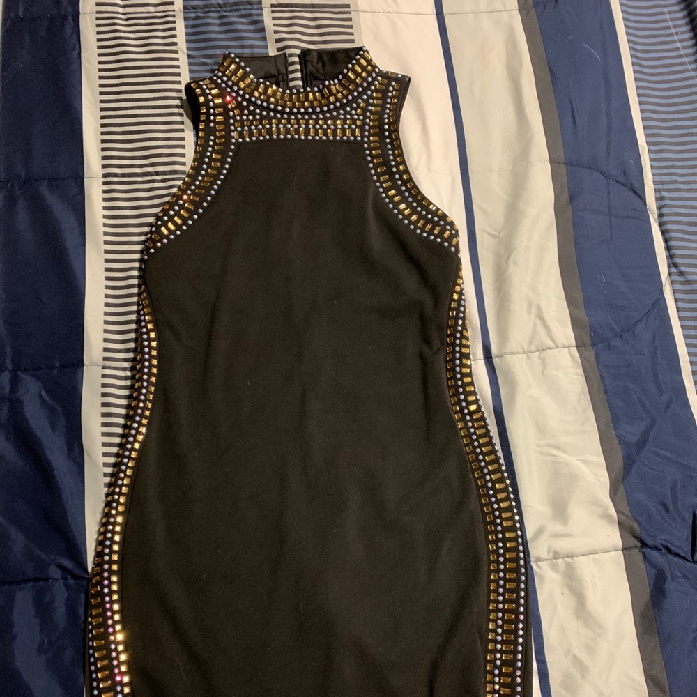 Black evening dress